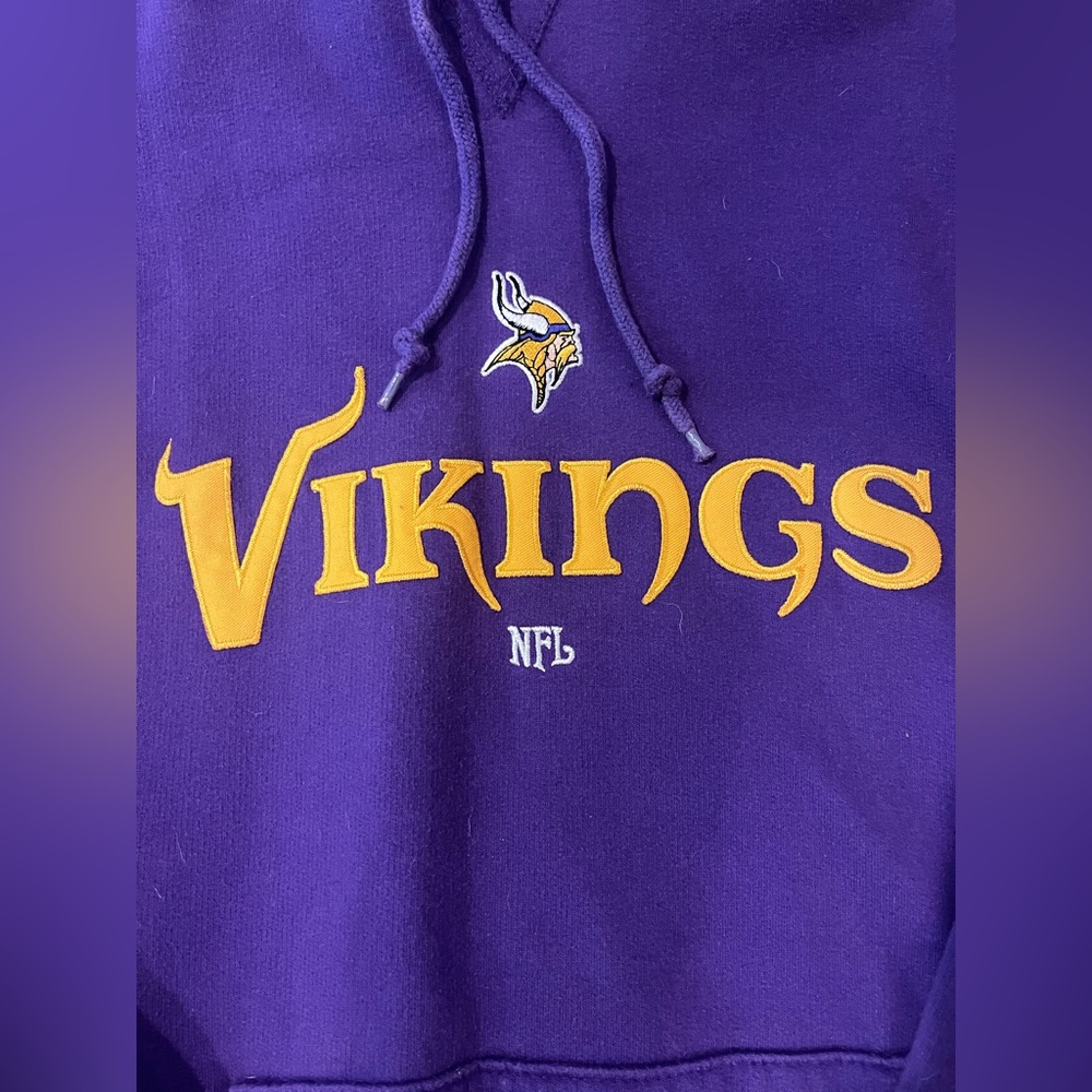 Minnesota Vikings NFL Vintage Pullover Sweatshirt - Picture 3 of 3